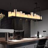 ChandeliersDecor.com-Kitchen Island-Candles Chandelier: Illuminate Your Space with Elegance