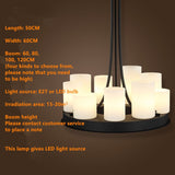 ChandeliersDecor.com-Kitchen Island-Candles Chandelier: Illuminate Your Space with Elegance