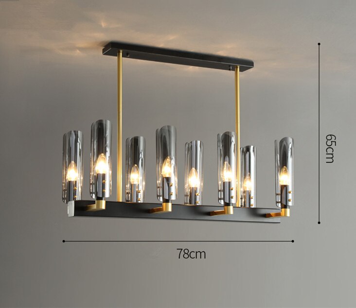 ChandeliersDecor.com-Kitchen Island-Candles Chandelier - Illuminate Your Space with Elegance