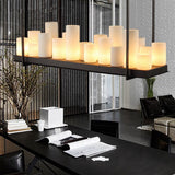 ChandeliersDecor.com-Kitchen Island-Candles Chandelier: Illuminate Your Space with Elegance