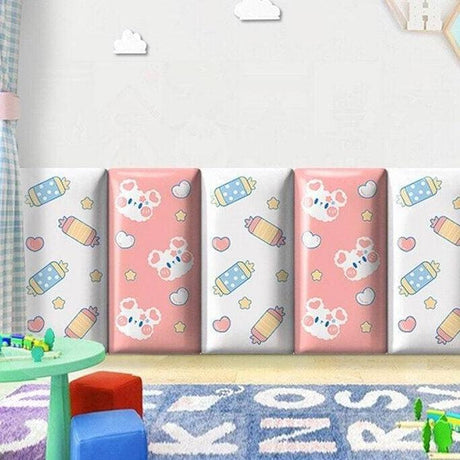ChandeliersDecor.com-Padded Walls-Candy Land Kids Wall Padded Safety Cushions Pack
