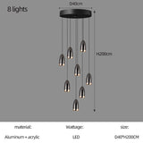ChandeliersDecor.com-Staircase Chandelier-Capsule Design Chandelier: Sleek and Stylish Lighting