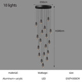 ChandeliersDecor.com-Staircase Chandelier-Capsule Design Chandelier: Sleek and Stylish Lighting