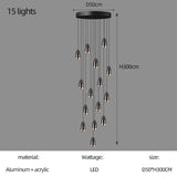 ChandeliersDecor.com-Staircase Chandelier-Capsule Design Chandelier: Sleek and Stylish Lighting