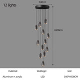 ChandeliersDecor.com-Staircase Chandelier-Capsule Design Chandelier: Sleek and Stylish Lighting