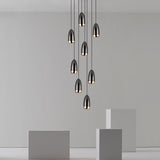ChandeliersDecor.com-Staircase Chandelier-Capsule Design Chandelier: Sleek and Stylish Lighting