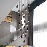 ChandeliersDecor.com-Staircase Chandelier-Capsule Design Chandelier: Sleek and Stylish Lighting
