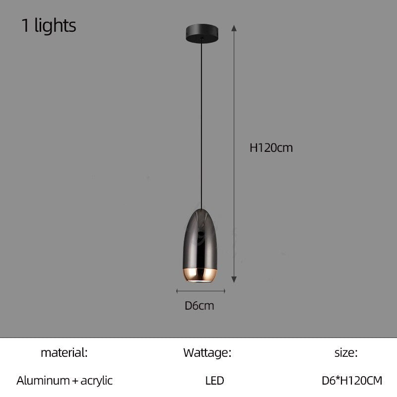 ChandeliersDecor.com-Staircase Chandelier-Capsule Design Chandelier: Sleek and Stylish Lighting