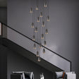ChandeliersDecor.com-Staircase Chandelier-Capsule Design Chandelier: Sleek and Stylish Lighting