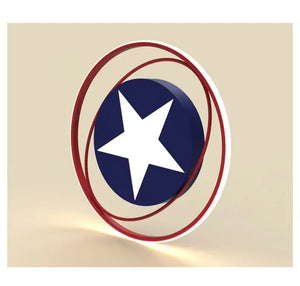 ChandeliersDecor.com-Kids Room Nursery Lighting-Captain America Ceiling Light for Kids Room