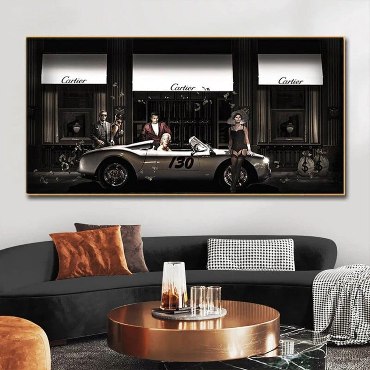 ChandeliersDecor.com-Wall Posters-Cartier Marilyn Poster - Iconic Fashion at Cartier