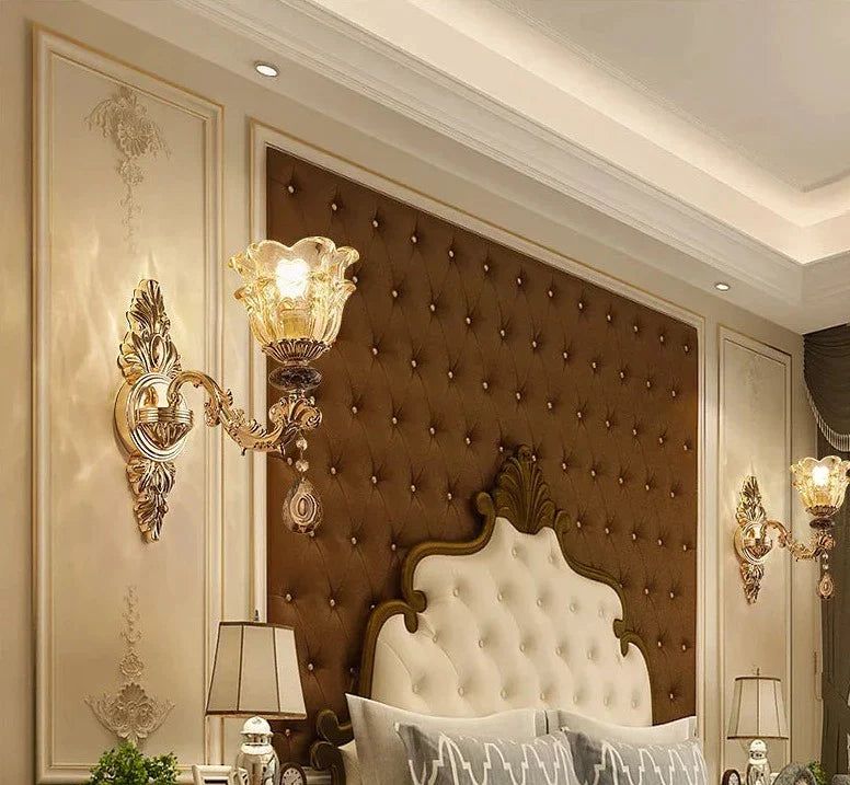 ChandeliersDecor.com-Ceiling Chandelier-Ceramic Crystals Chandelier - Contemporary Elegance with Remote Control