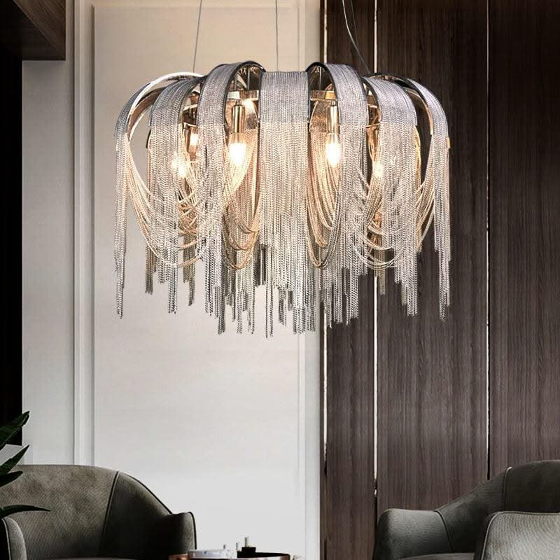 Chain Chandelier: Elegant Lighting Fixture for Modern Spaces-ChandeliersDecor.com