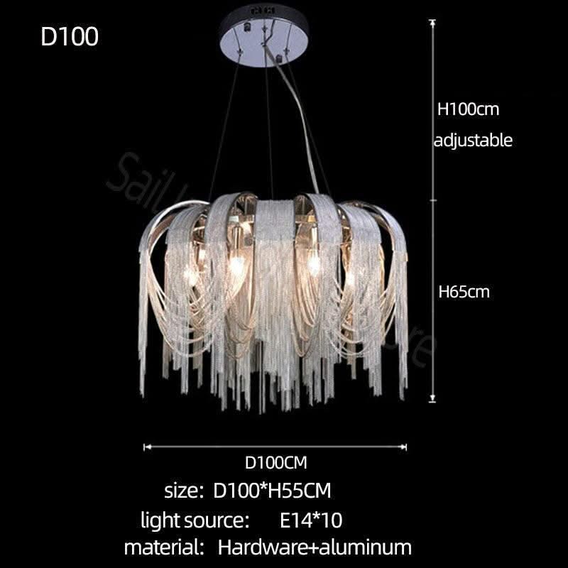 Chain Chandelier: Elegant Lighting Fixture for Modern Spaces-ChandeliersDecor.com