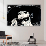 ChandeliersDecor.com-Audrey Hepburn Wall Art-Chanel Audrey Hepburn Poster - Timeless Elegance