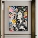 ChandeliersDecor.com-Kate Moss Wall Art-Chanel: Kate Moss Bunny Art Authentic Luxury Fashion