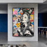 ChandeliersDecor.com-Kate Moss Wall Art-Chanel: Kate Moss Bunny Art Authentic Luxury Fashion