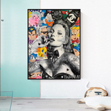 ChandeliersDecor.com-Kate Moss Wall Art-Chanel: Kate Moss Bunny Art Authentic Luxury Fashion