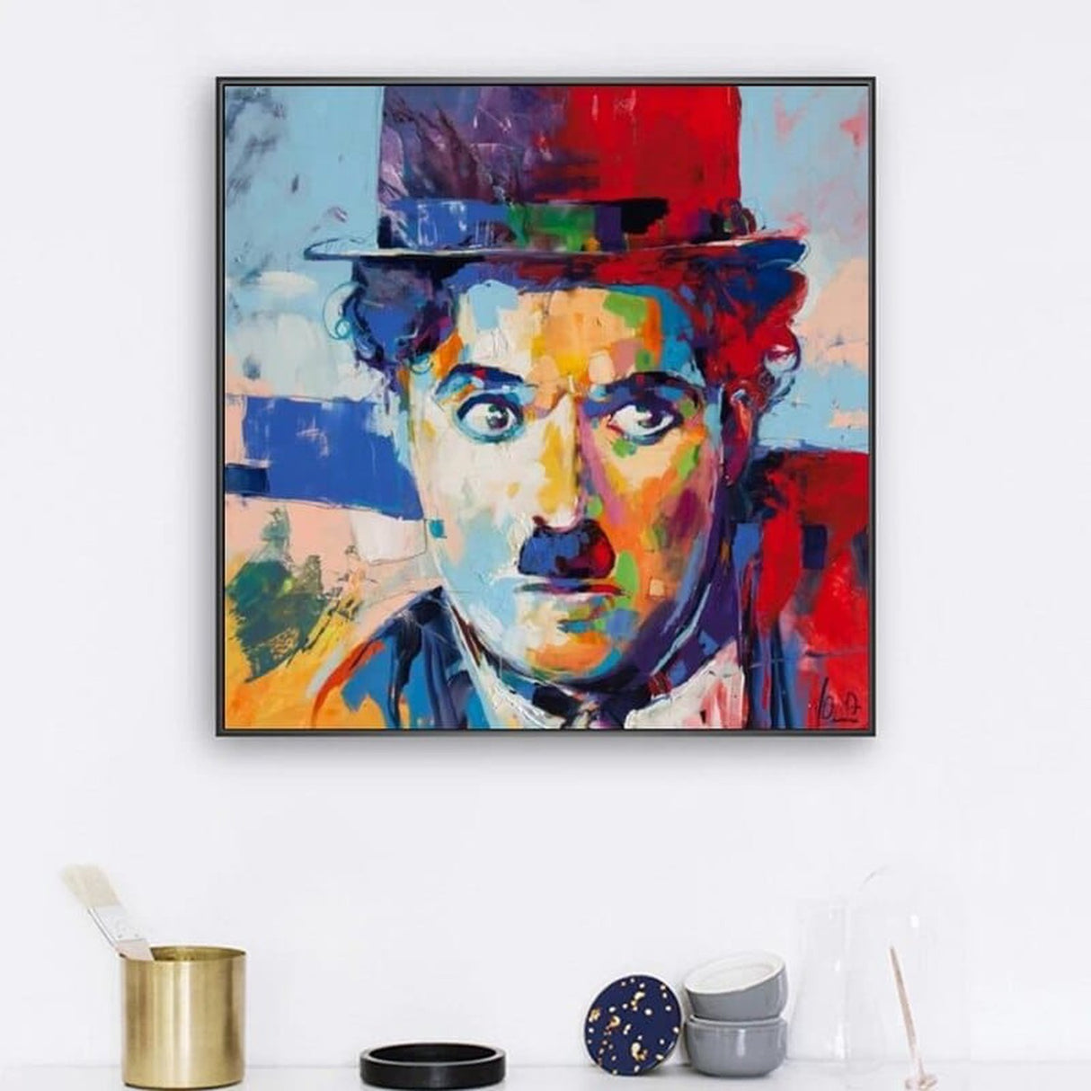 ChandeliersDecor.com-Wall Posters-Charlie Chaplin Art: Captivating Works Celebrating an Icon