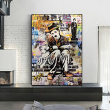 ChandeliersDecor.com-Wall Posters-Charlie Chaplin Dogs Life Art: Discover Exquisite Pieces