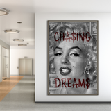 ChandeliersDecor.com-Wall Posters-Chasing Dreams: Marilyn Poster - Uncover Iconic Beauty