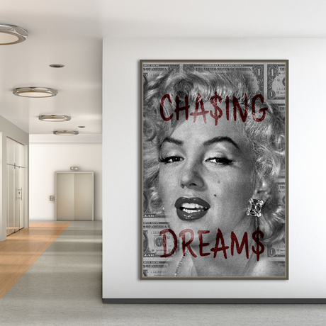 ChandeliersDecor.com-Wall Posters-Chasing Dreams: Marilyn Poster - Uncover Iconic Beauty