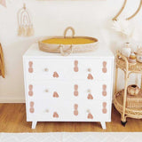 ChandeliersDecor.com-Kids Nursery Bohemian Wall Decals-Chic Pink Pineapple Wall Decal - Transform Your Space