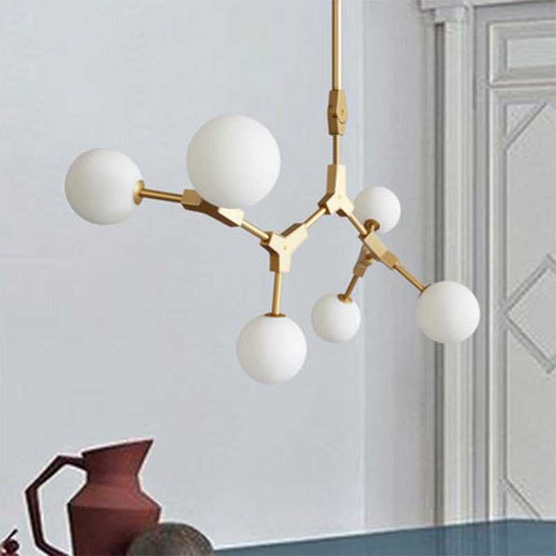 ChandeliersDecor.com-Chandeliers-Circular Glass Ball Molecule Chandelier Lighting