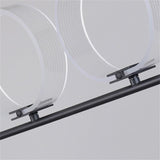 ChandeliersDecor.com-Kitchen Island-Circular Rings Kitchen Lightings: Stylish Fixtures
