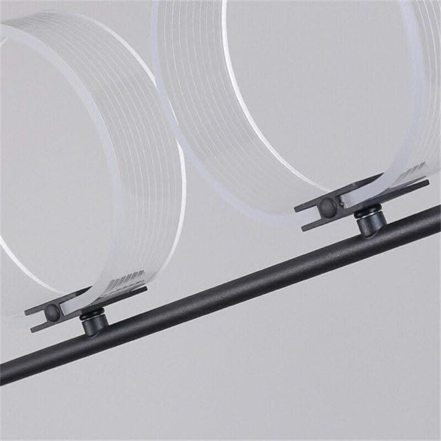 ChandeliersDecor.com-Kitchen Island-Circular Rings Kitchen Lightings: Stylish Fixtures