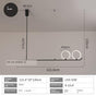 ChandeliersDecor.com-Kitchen Island-Circular Rings Kitchen Lightings: Stylish Fixtures