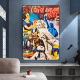 ChandeliersDecor.com-Wall Posters-City of Dreams: Marilyn Poster - Vintage Collection