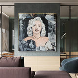ChandeliersDecor.com-Wall Posters-Classic Black and White Marilyn Poster - Limited Edition