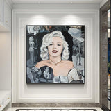 ChandeliersDecor.com-Wall Posters-Classic Black and White Marilyn Poster - Limited Edition