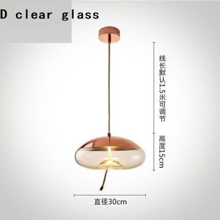 Clear Glass Pendant Light for Captivating Ambiance-ChandeliersDecor.com