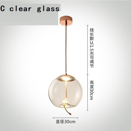 ChandeliersDecor.com-Pendant Lights-Clear Glass Pendant Light for Captivating Ambiance