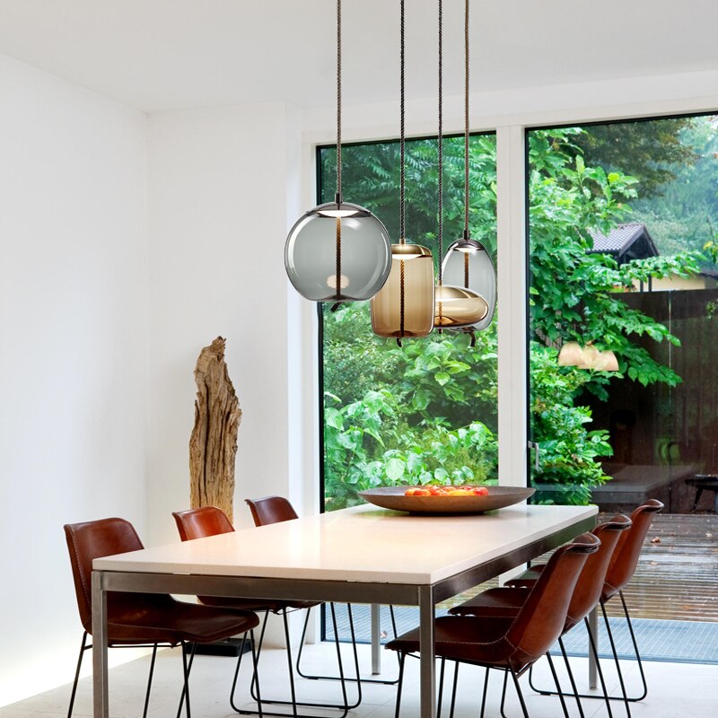 ChandeliersDecor.com-Pendant Lights-Clear Glass Pendant Light for Captivating Ambiance