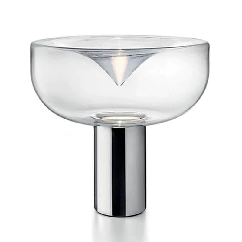 Clear Glass Swirl Lamp-ChandeliersDecor.com