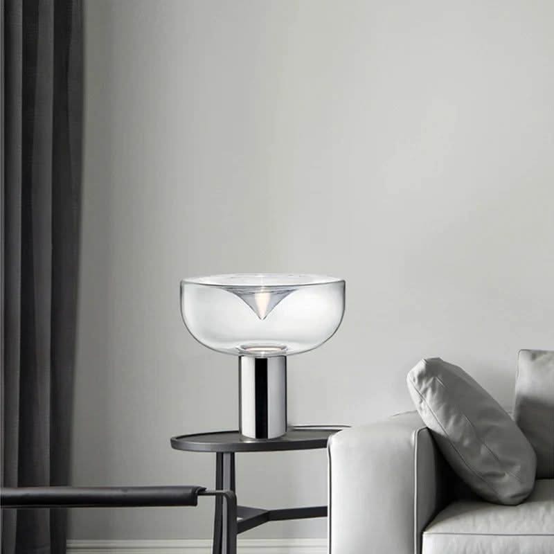 Clear Glass Swirl Lamp-ChandeliersDecor.com