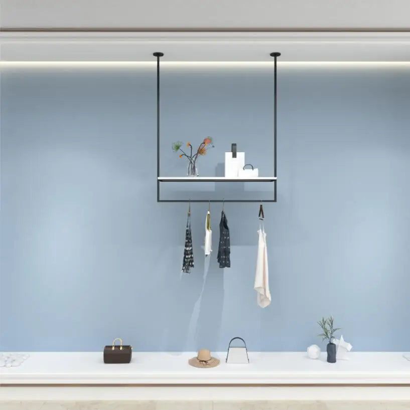 ChandeliersDecor.com-Drying Racks & Hangers-Clothing Display Rack Wall Suspender
