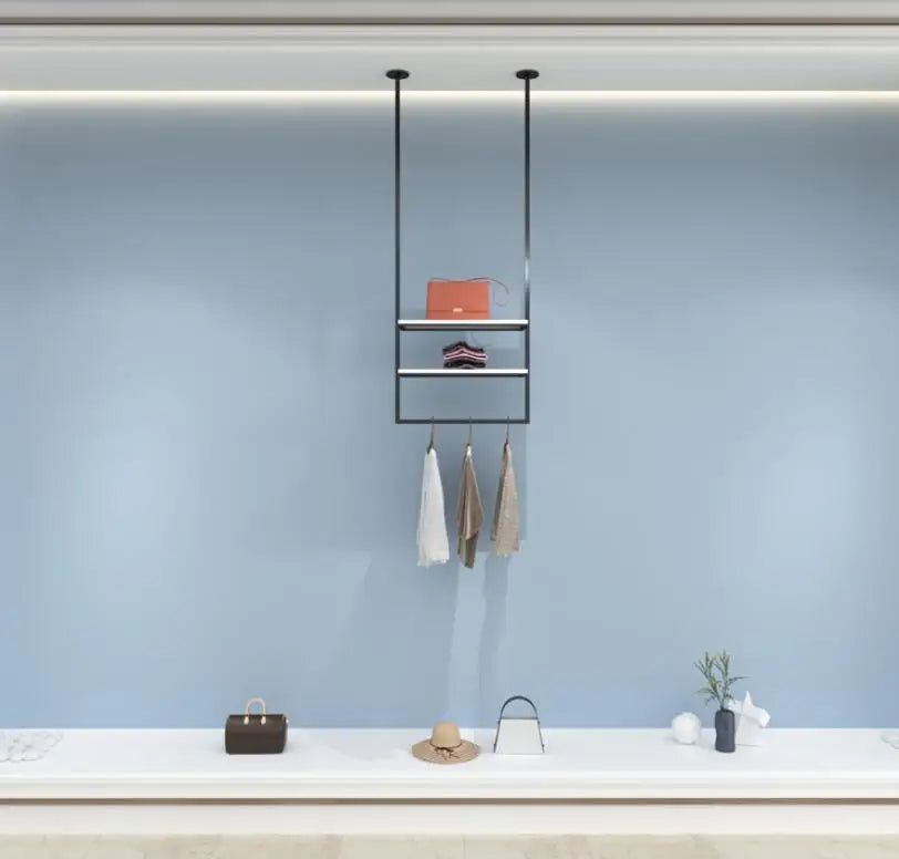 ChandeliersDecor.com-Drying Racks & Hangers-Clothing Display Rack Wall Suspender