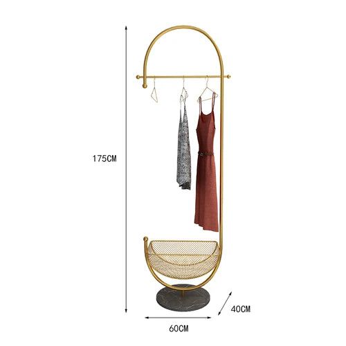 ChandeliersDecor.com-Drying Racks & Hangers-Clothing Rack Floor Standing Valet Corner