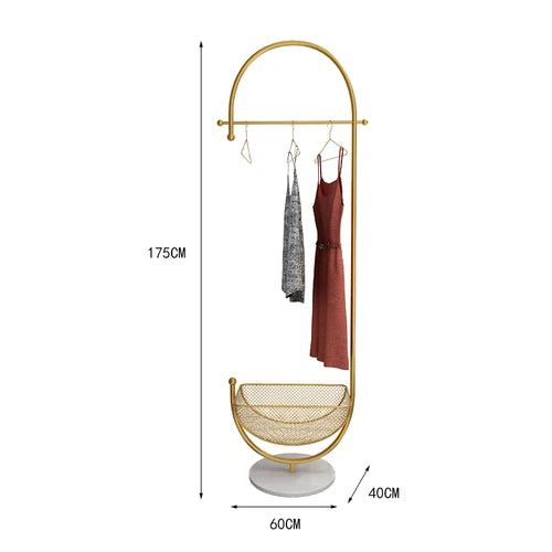 ChandeliersDecor.com-Drying Racks & Hangers-Clothing Rack Floor Standing Valet Corner