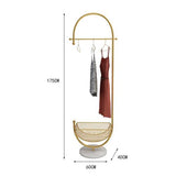 ChandeliersDecor.com-Drying Racks & Hangers-Clothing Rack Floor Standing Valet Corner