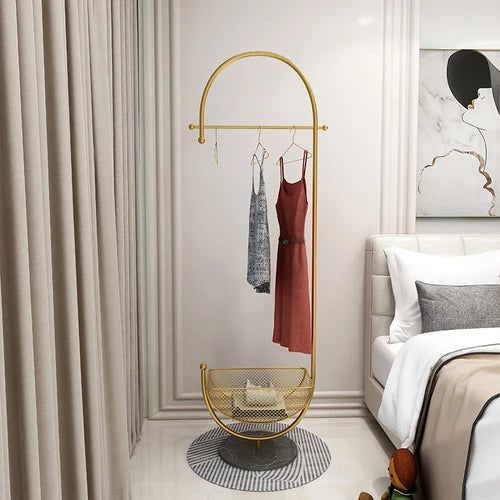 ChandeliersDecor.com-Drying Racks & Hangers-Clothing Rack Floor Standing Valet Corner