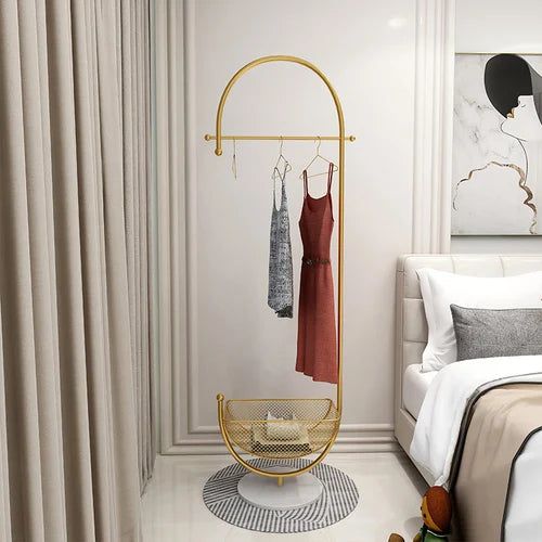 ChandeliersDecor.com-Drying Racks & Hangers-Clothing Rack Floor Standing Valet Corner