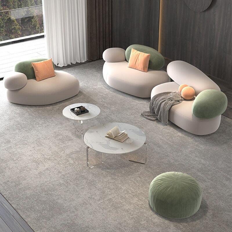 ChandeliersDecor.com-Sofa Set-Cloud Puff Designer Sofa Set: Show-Stopping Furniture