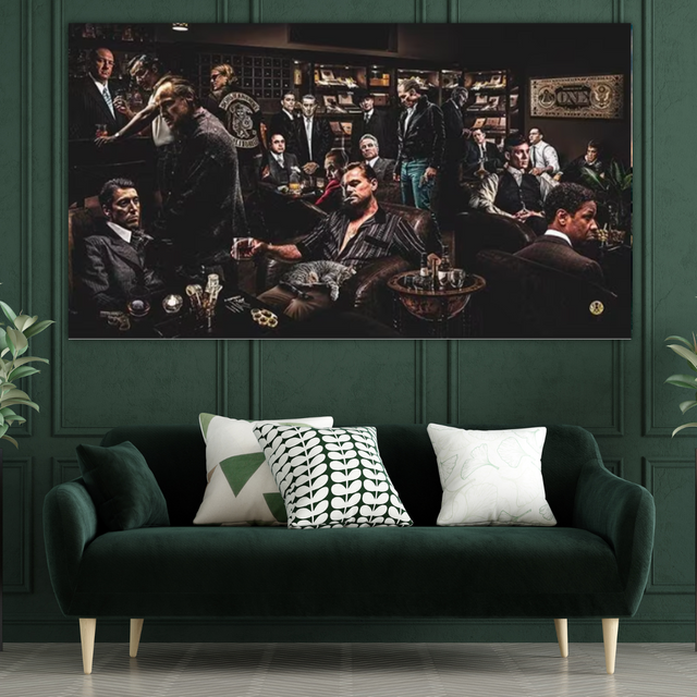 ChandeliersDecor.com-Godfather Wall Art-Club de Cigares Poster: Gangsters Collection
