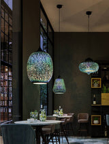 ChandeliersDecor.com-Pendant Lights-Colorful Fireworks Starry Sky Hanging Glass Chandelier