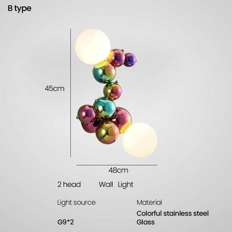 ChandeliersDecor.com-Kitchen Island-Colourful Chandelier Indoor Decor Hanging Lights